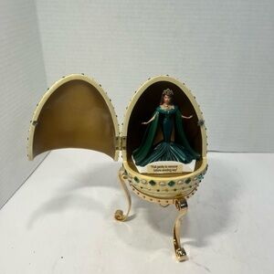 Mattel Barbie Collectibles Empress of Emeralds Resin Egg